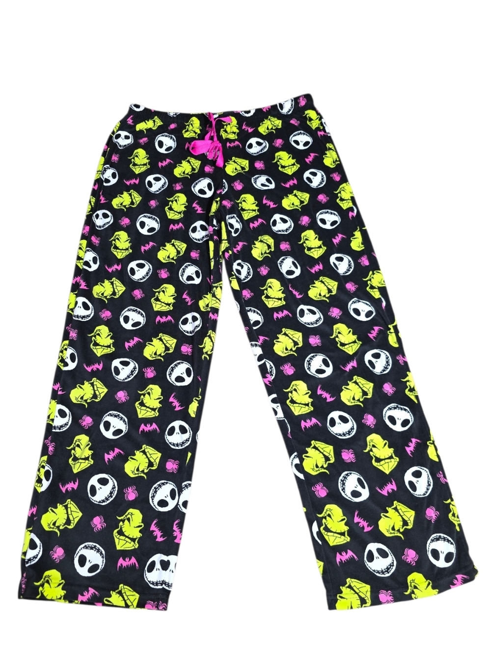 Nightmare Before Christmas Women's Large Pajama Pants Jack Skeleton